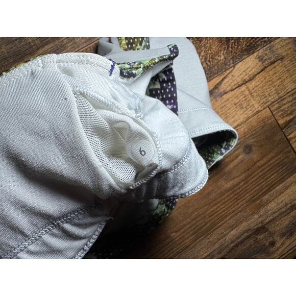 Size 6 Lululemon Racerback Tank Lot – Yellow & Printed Workout Tops - Picture 10 of 10